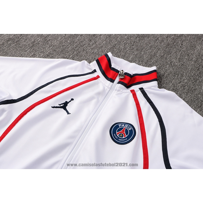 Jaqueta de Treinamento Paris Saint-Germain Jordan 2021-2022 Branco